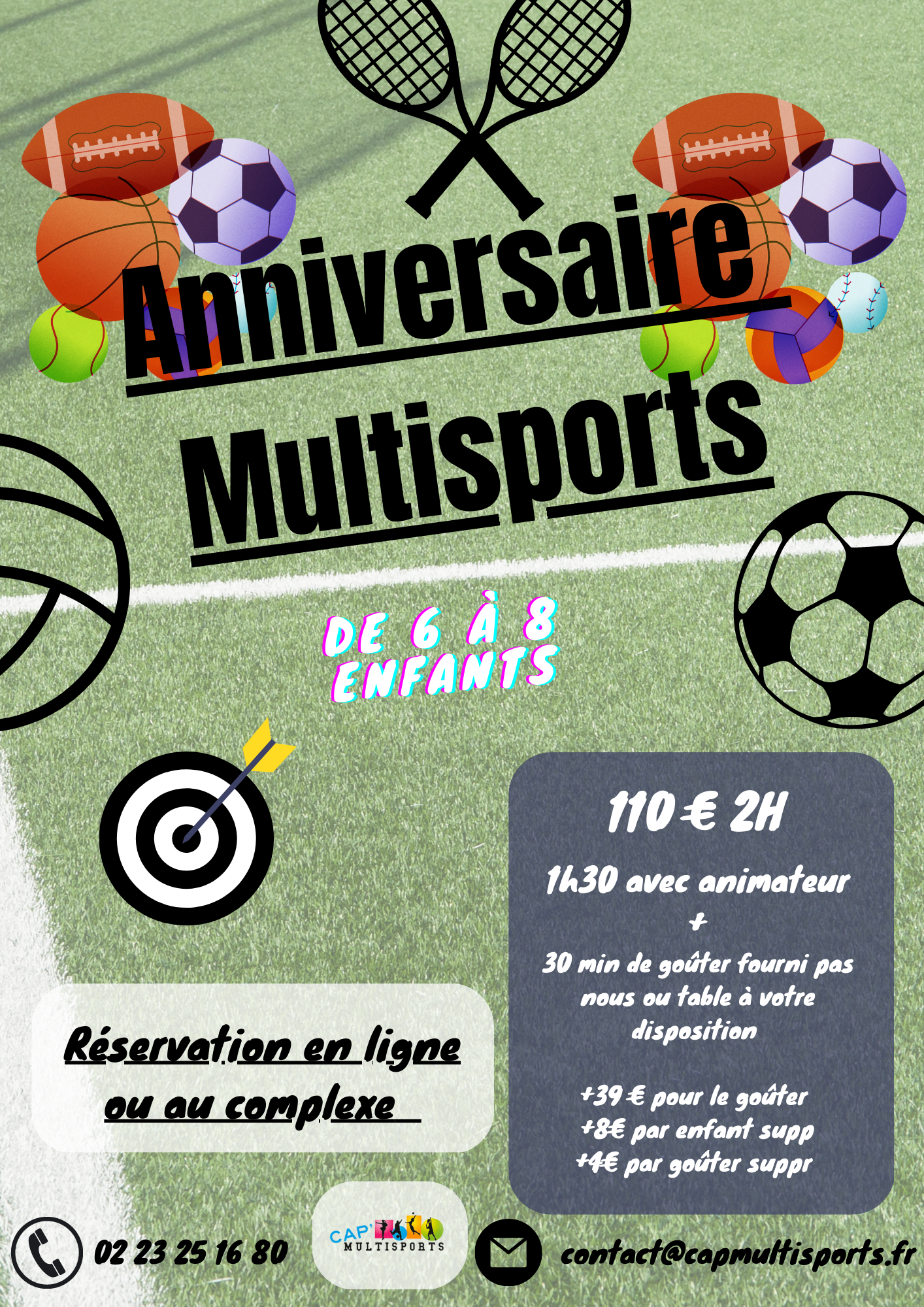 Anniversaires sportifs enfants